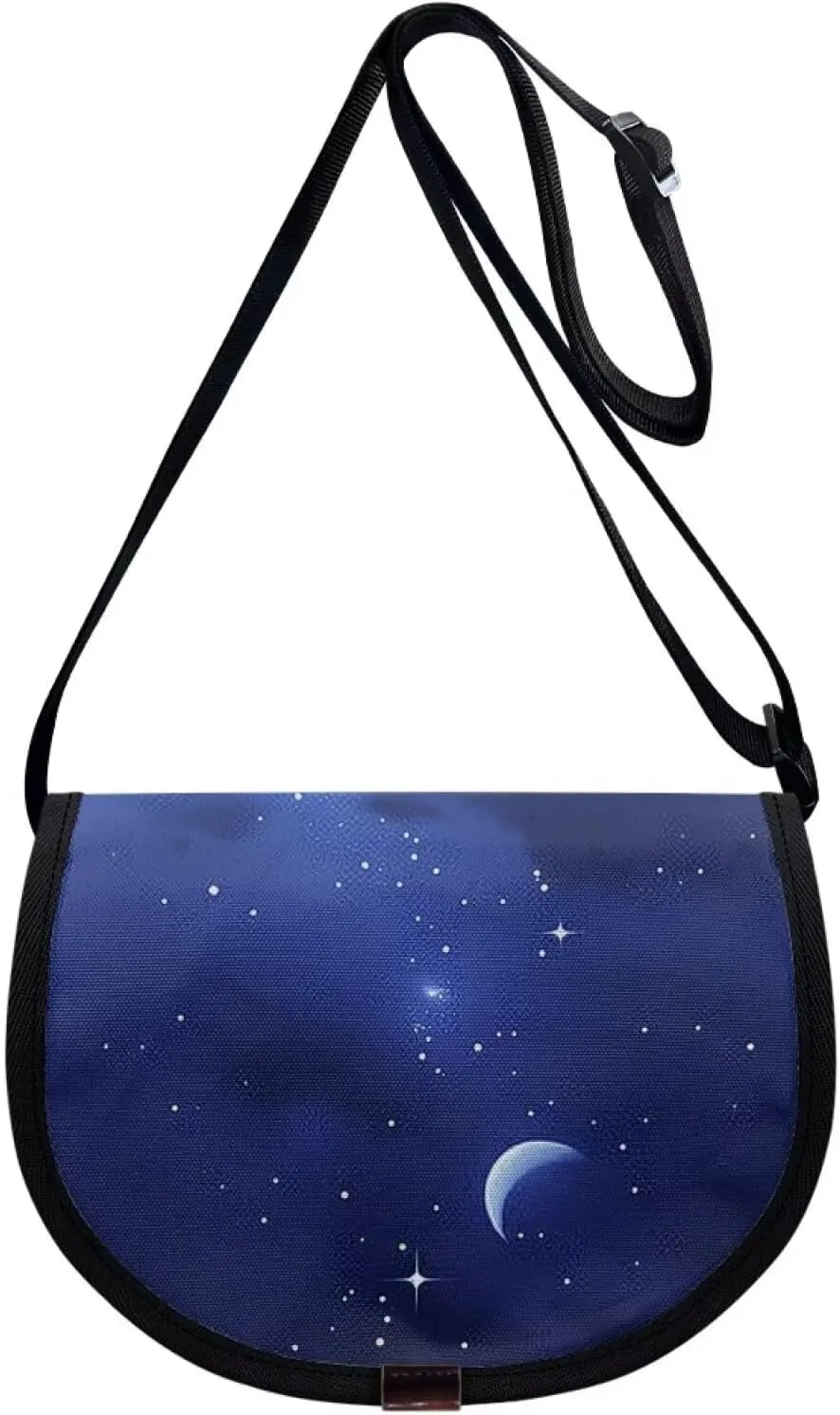 Watercolor Butterfly Women Cross Body Bag, Cartoon Clover Casual Shoulder Bag, Heart Curtain Satchel Messenger Bags