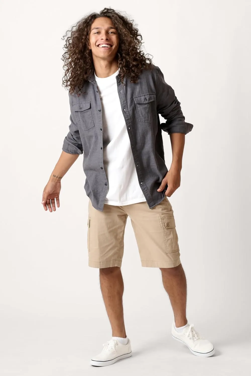 Wearfirst Men's Cargo Shorts Freeband Elastic Waist Rambler Day Hiker