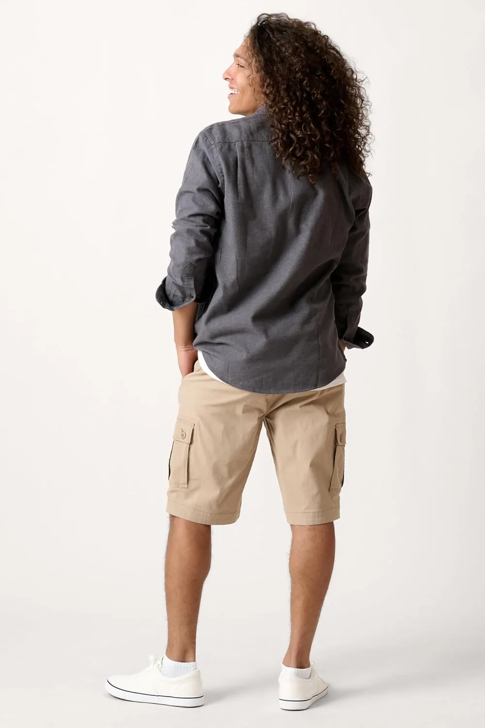 Wearfirst Men's Cargo Shorts Freeband Elastic Waist Rambler Day Hiker