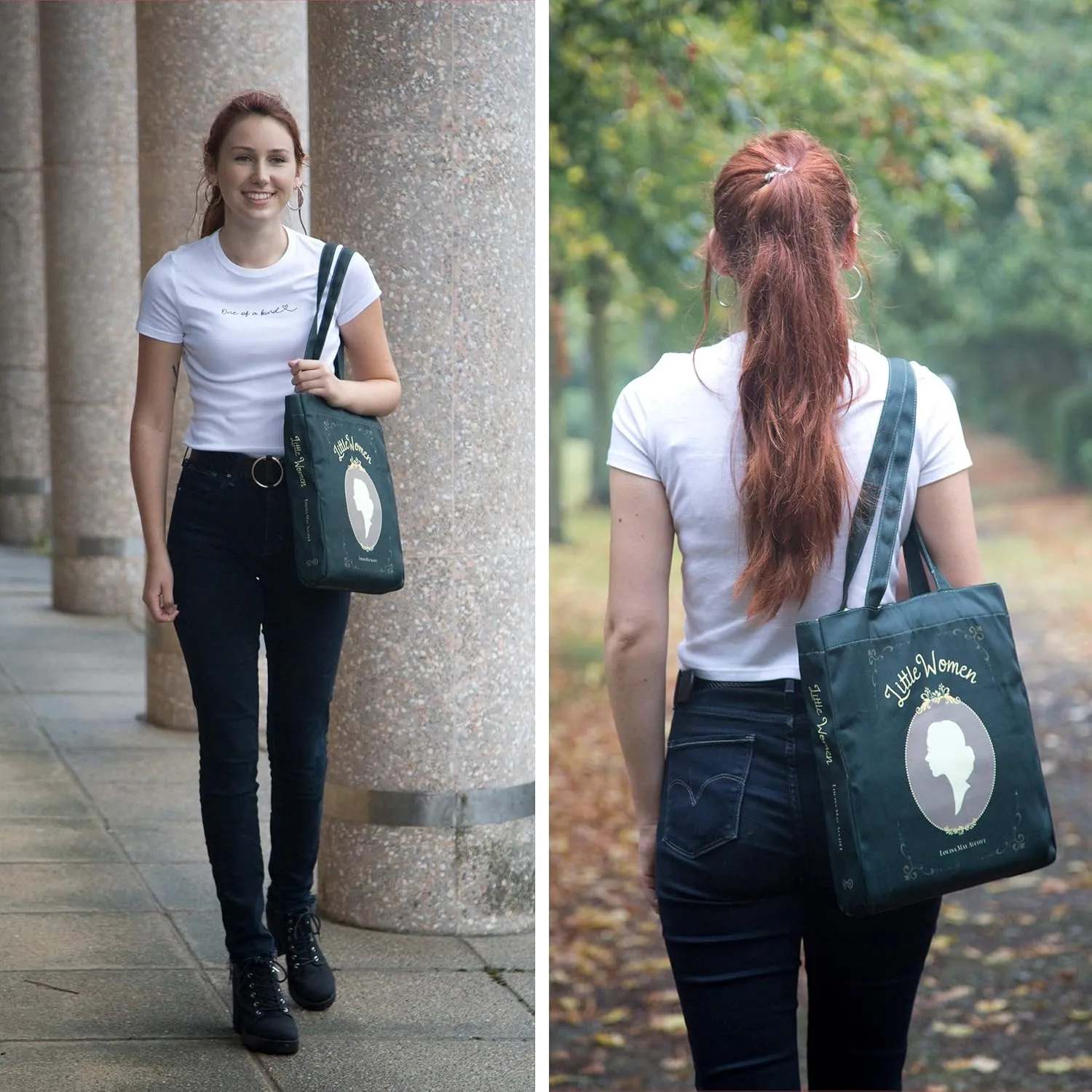Well Read Book Themed Tote Bag for Book Lovers - Ideal Literary Gifts for Readers & Bookworms - Versatile Shoulder Bag