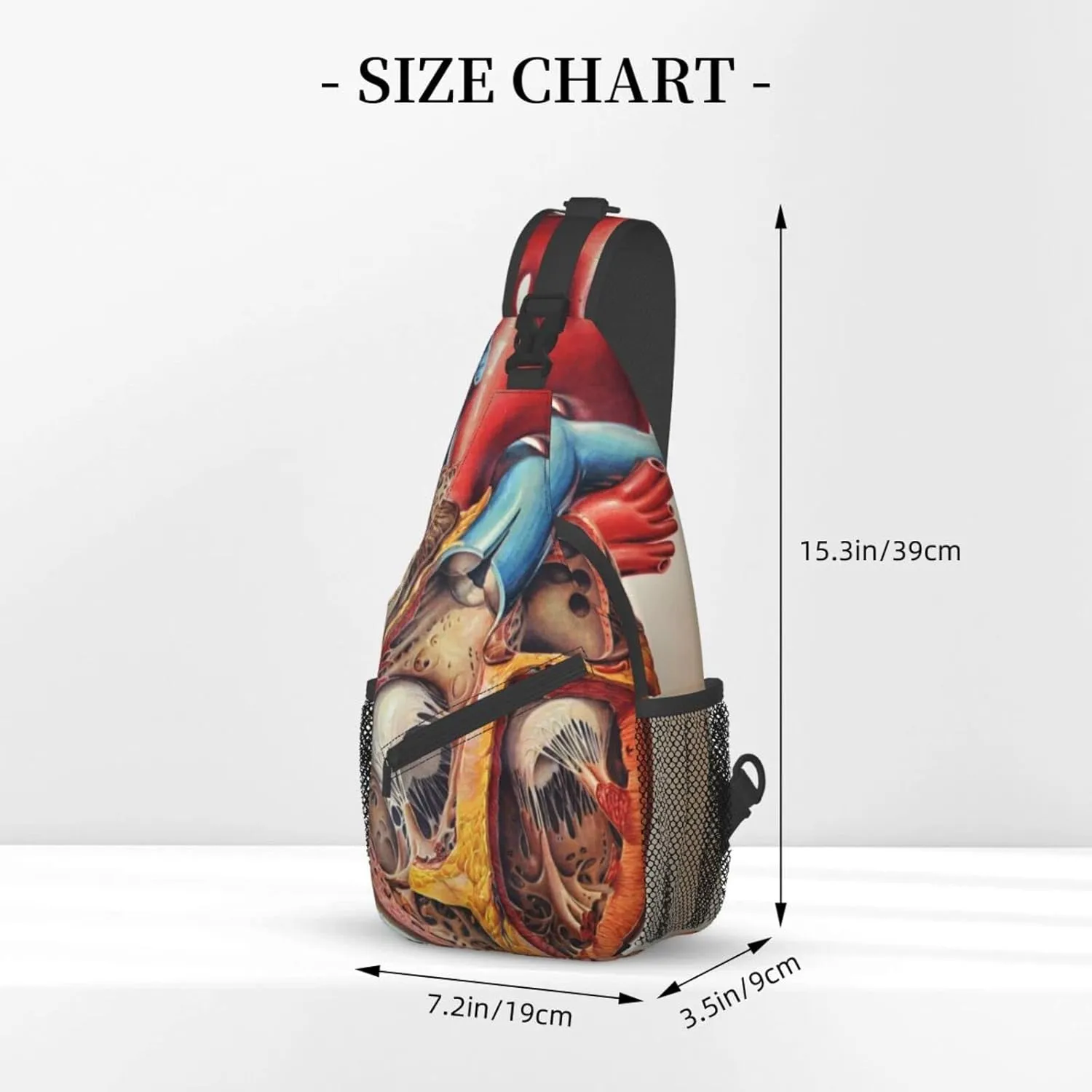 White Blue Daisy Cross Chest Bag Diagonally,Crossbody Backpack Travel Hiking Casual Chest Bags Lightweight Sling Bag