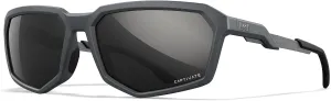 Wiley X WX Recon Sunglasses Safety Glasses for Men Shatterproof UV Eye Protection for Combat and Shooting Captivate Polarized Black Mirror Lenses Matte Grey Frames