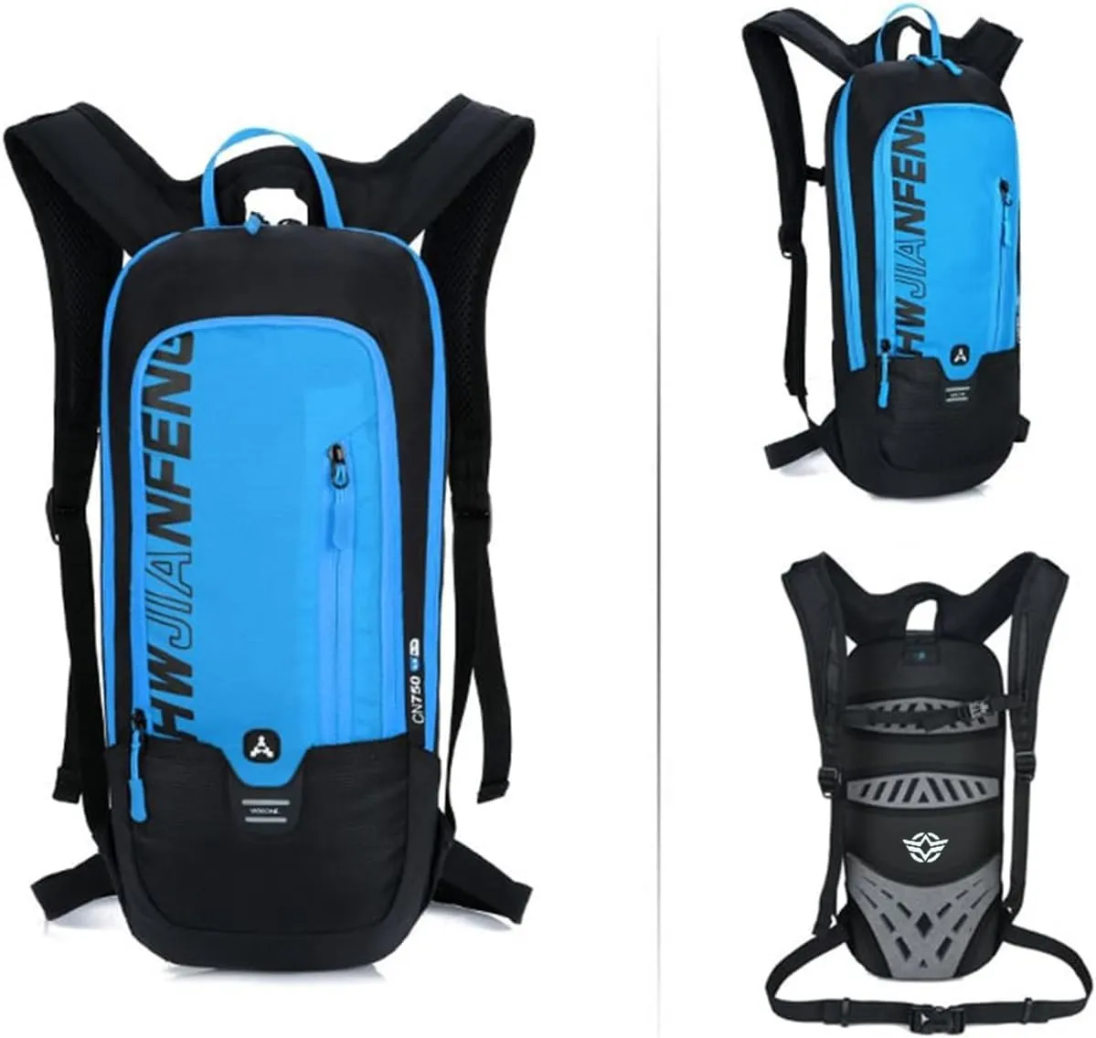 WINDCHASER Cycling Backpack, 10L Bicycle Backpack Waterproof Breathable Bag for Outdoor Travel Hiking Climbing Biking Running Skiing (Blue)