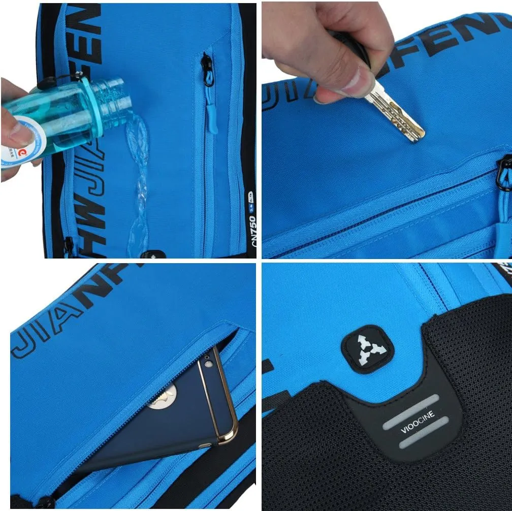 WINDCHASER Cycling Backpack, 10L Bicycle Backpack Waterproof Breathable Bag for Outdoor Travel Hiking Climbing Biking Running Skiing (Blue)