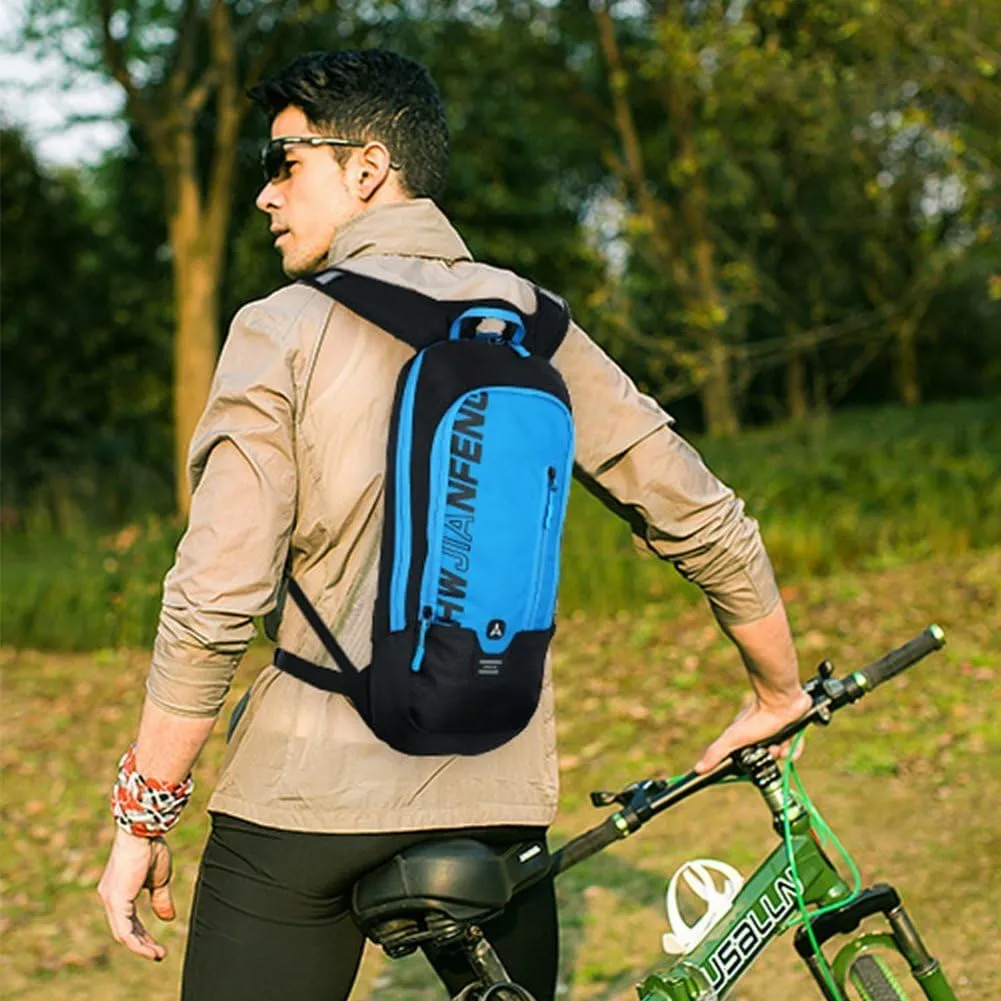 WINDCHASER Cycling Backpack, 10L Bicycle Backpack Waterproof Breathable Bag for Outdoor Travel Hiking Climbing Biking Running Skiing (Blue)