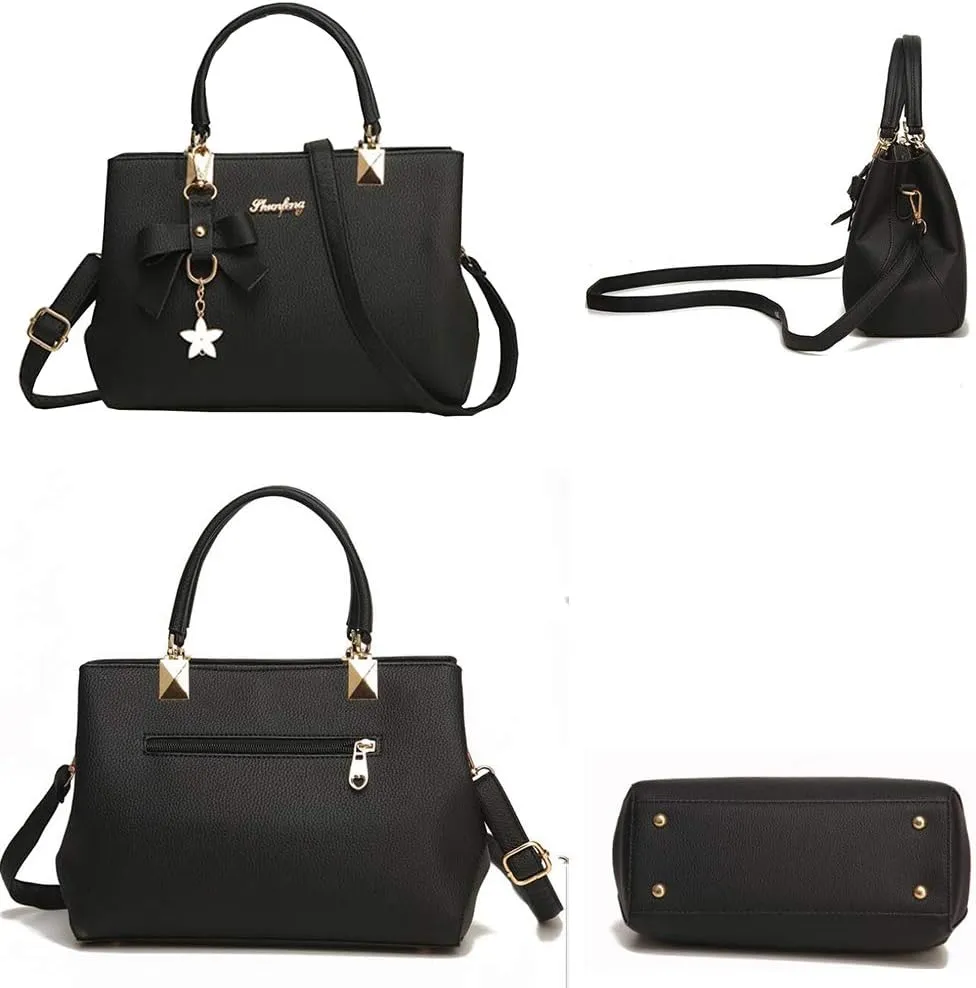 Women Bow handbag Ladies Purses Crossbody bag Satchel Shoulder Bags Top Handle Tote Bag