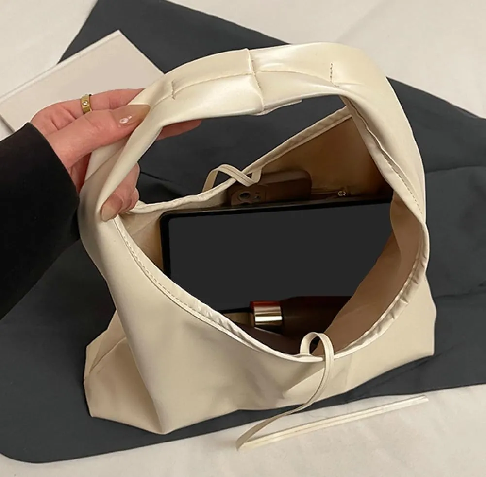 Women Bow-Tie Purse Underarm Hobo Bags for Women Slouchy Tote Bag Trending Overnight Tote Handbags Shoulder Bag 2025 Casual