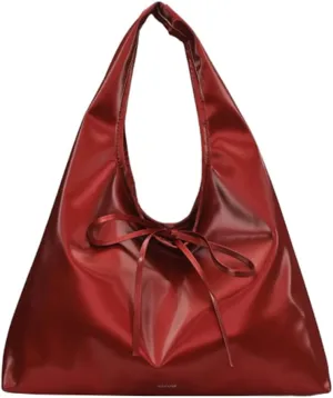 Women Bow-Tie Purse Underarm Hobo Bags for Women Slouchy Tote Bag Trending Overnight Tote Handbags Shoulder Bag 2025 Casual