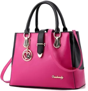 Women Handbags Crossbody Bags Ladies Tote PU Leather Hobo Satchel Work Shoulder with Heart Pendant