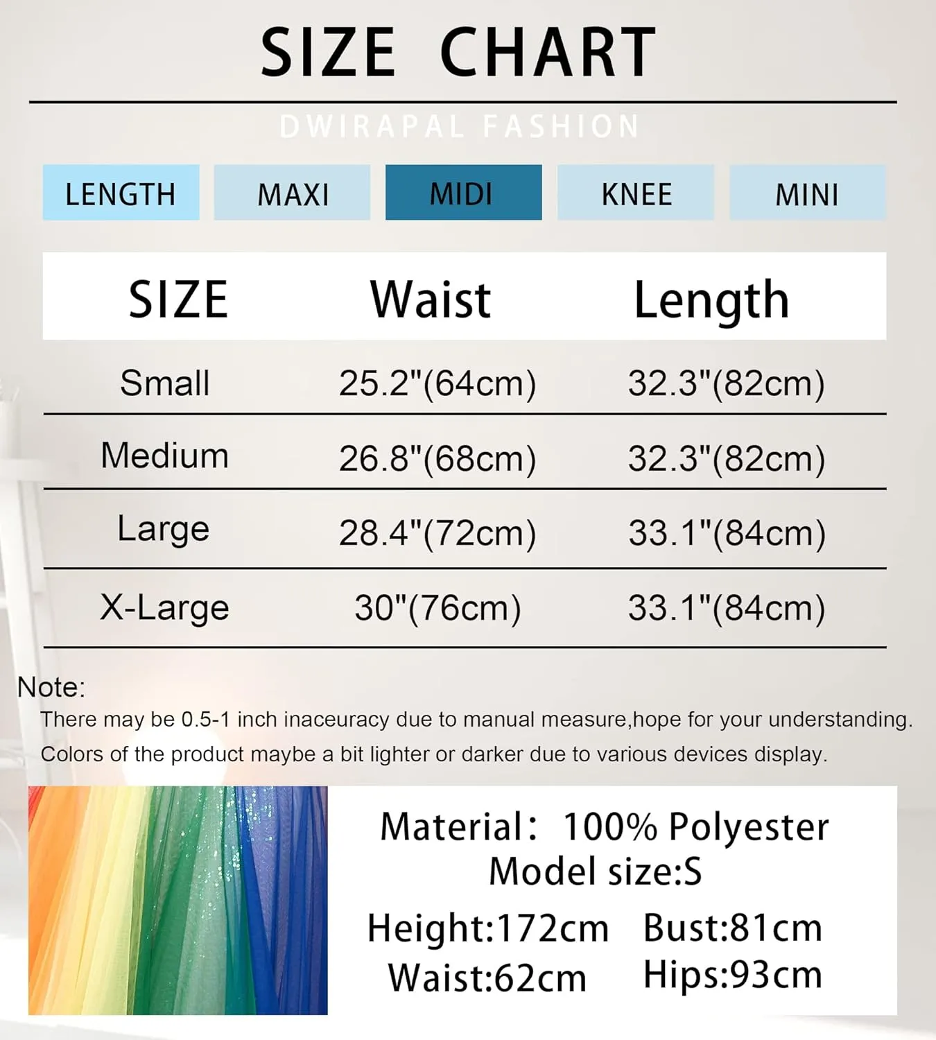 Women Pleated Long Tulle Skirt High Elastic Waist Swing Casual Midi Skirt