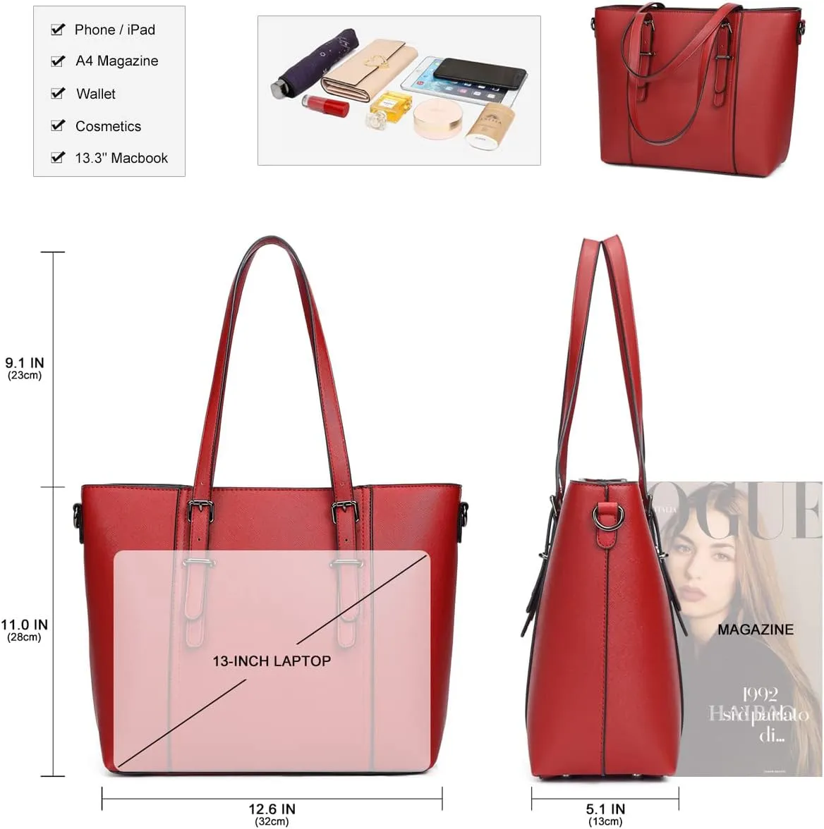 Women Purses and Handbags Tote Shoulder Bag Top Handle Satchel Bags for Ladies