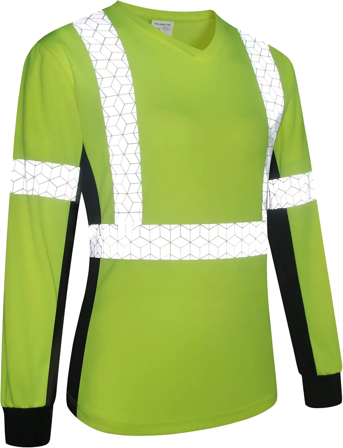 Women Safety Shirt,High Reflective T Shirt for Woman with Unusual Reflective Pattern,Short Sleeve Breathable