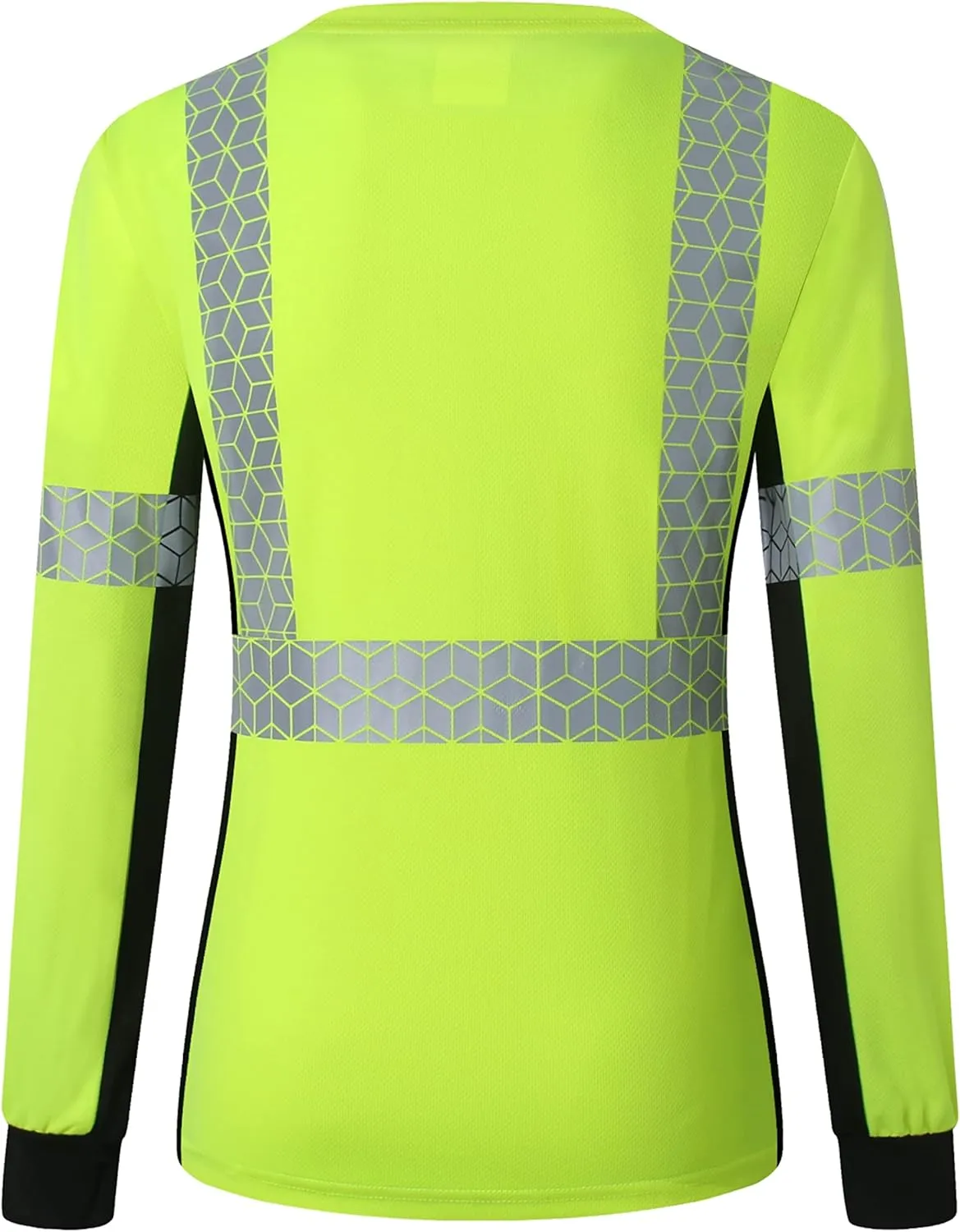 Women Safety Shirt,High Reflective T Shirt for Woman with Unusual Reflective Pattern,Short Sleeve Breathable