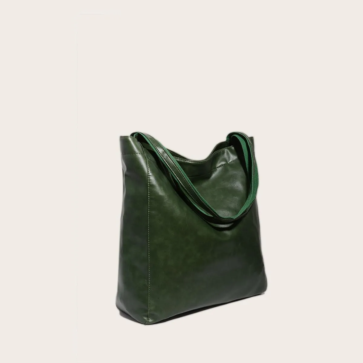 Women Slouchy Tote Large Capacity Shoulder Purses Retro PU Leather Handbag Tote Bags Travel Purse Shopper Weekender Bag