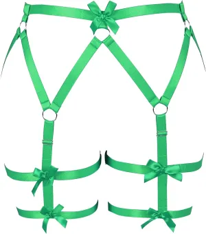 Women's Body Harness Belt Legs Plus Size Fashion Garter Belt Waist Cage Goth Punk Carnival Christmas Thigh Dance Garter Belt