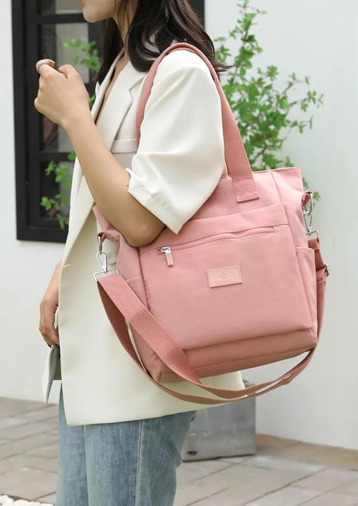 Women's Canvas Tote Bag Crossbody Satchel Bag Nylon Purse Shoulder Bag Hobo Bag Cute Large Size Casual Clutch