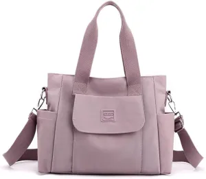 Women's Canvas Tote Bag Crossbody Satchel Bag Nylon Purse Shoulder Bag Hobo Bag Cute Large Size Casual Clutch