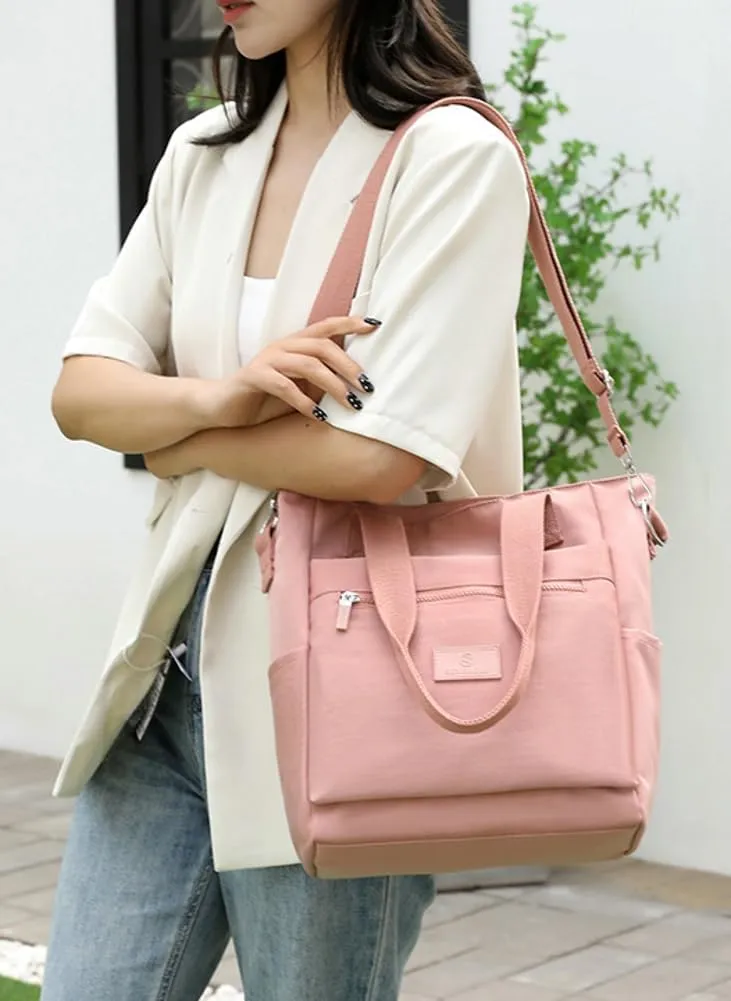 Women's Canvas Tote Bag Crossbody Satchel Bag Nylon Purse Shoulder Bag Hobo Bag Cute Large Size Casual Clutch