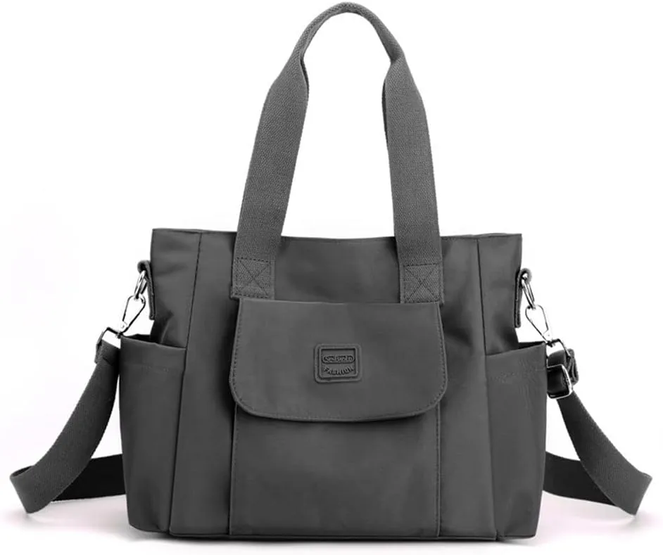 Women's Canvas Tote Bag Crossbody Satchel Bag Nylon Purse Shoulder Bag Hobo Bag Cute Large Size Casual Clutch