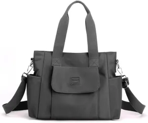 Women's Canvas Tote Bag Crossbody Satchel Bag Nylon Purse Shoulder Bag Hobo Bag Cute Large Size Casual Clutch