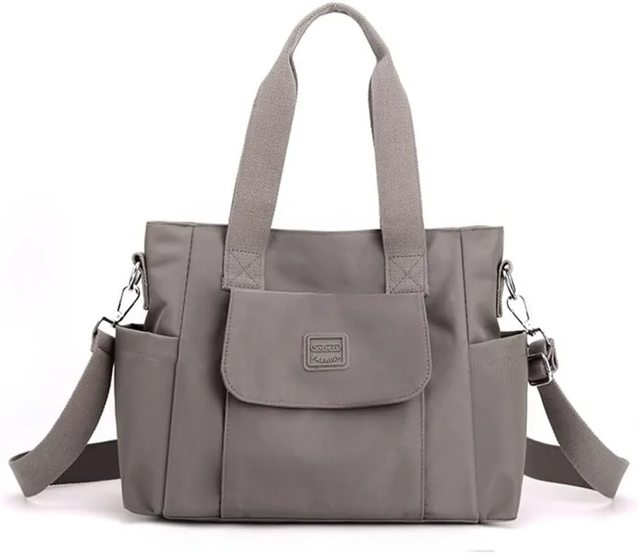 Women's Canvas Tote Bag Crossbody Satchel Bag Nylon Purse Shoulder Bag Hobo Bag Cute Large Size Casual Clutch