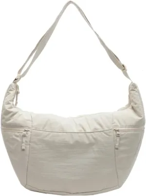 Women's Corduroy Crossbody Bags Casual Zipper Tote Handbags Sling Purse Crescent Shoulder Bag Satchel Work Gym
