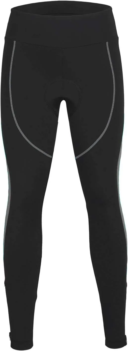 Women's Cycling Pants 3D Padded Compression Tight, Long Bike Bicycle Pants with Wide Waistband