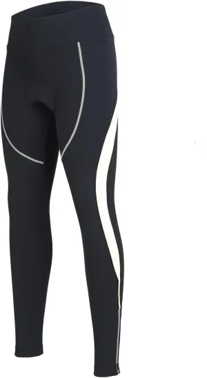 Women's Cycling Pants 3D Padded Compression Tight, Long Bike Bicycle Pants with Wide Waistband