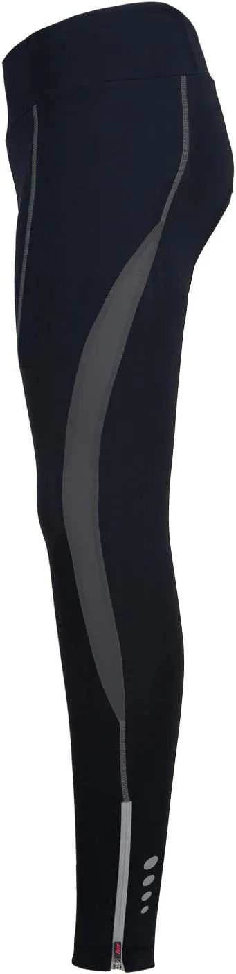 Women's Cycling Pants 3D Padded Compression Tight, Long Bike Bicycle Pants with Wide Waistband