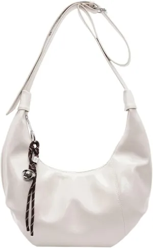 Womens Fashion Shoulder Crossbody Bag Soft pu leather Tote Purse Medium Dumpling Bag Y2k Satchel with zipper