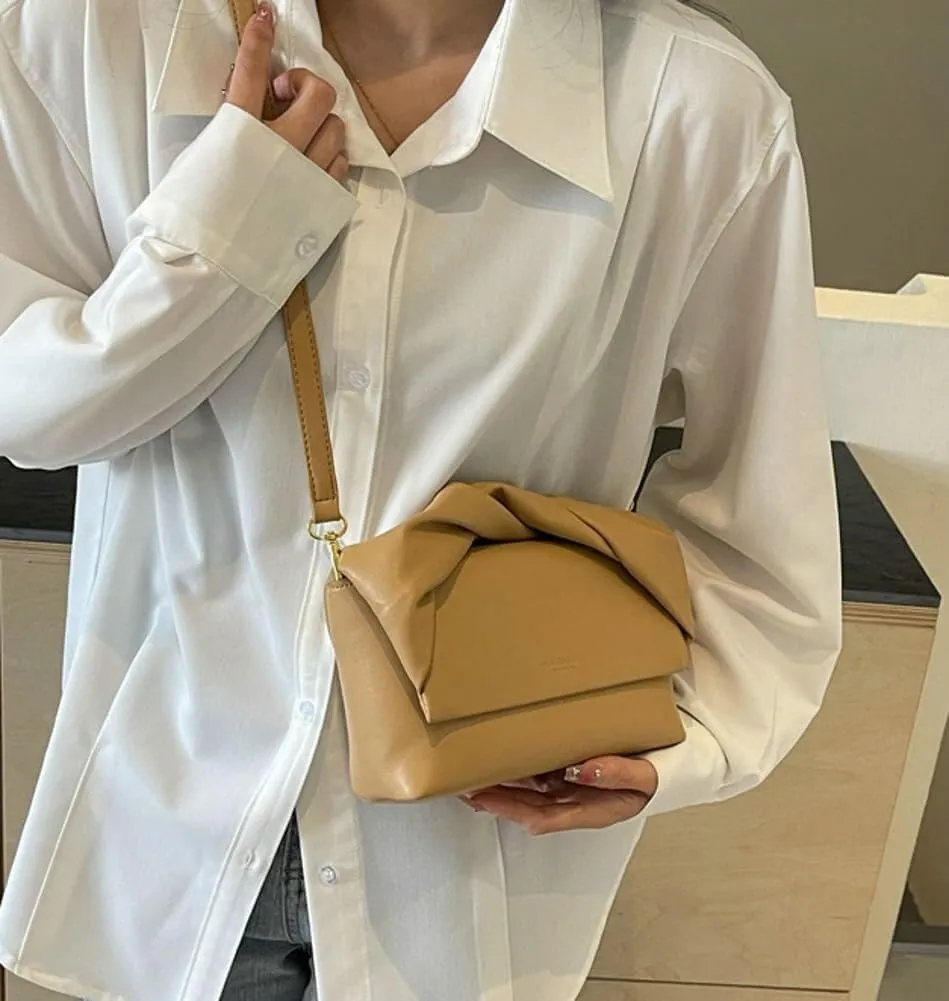 Women's Fashionable Small Vegan Leather Style Crossbody & Shoulder Hobo Tote Satchel Cute Handbag Purse for 2025