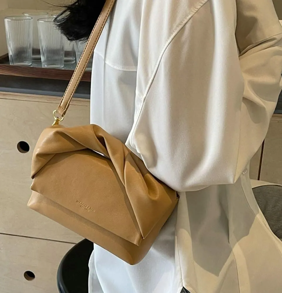 Women's Fashionable Small Vegan Leather Style Crossbody & Shoulder Hobo Tote Satchel Cute Handbag Purse for 2025
