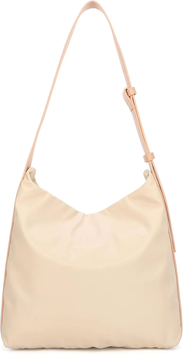 Women's hobo bags and slouchy bag, Soft Leather Shoulder Bag and Crossbody Computer Bag ﻿