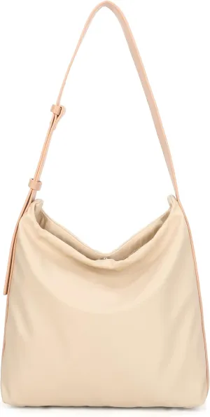 Women's hobo bags and slouchy bag, Soft Leather Shoulder Bag and Crossbody Computer Bag ﻿