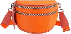 Womens Nylon Crossbody Shoulder Bags Small Shell Purse Totes Handbag Lightweight Double Zippr Phone Pouch Satchel