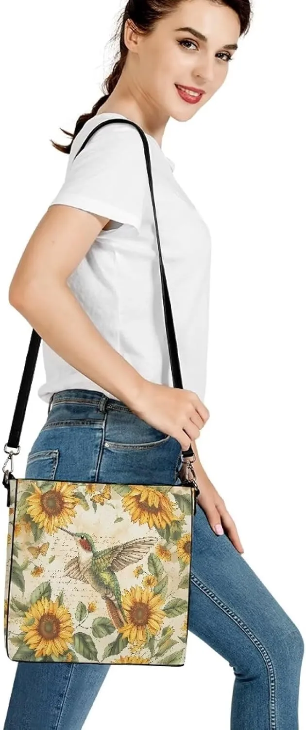 Women's Soft Leather Bucket Tote Bag Retro Hobo Handbag for Outdoors