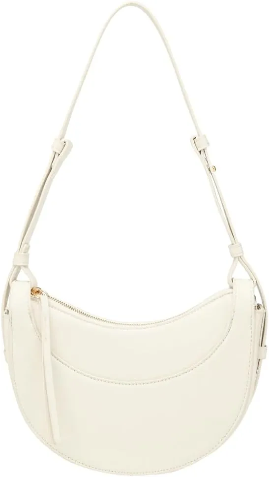 Women's Vegan Leather Shoulder Crossbody Bag Fashion Crescent Hobo Bag Dumpling Designer Clutch Purse Satchel
