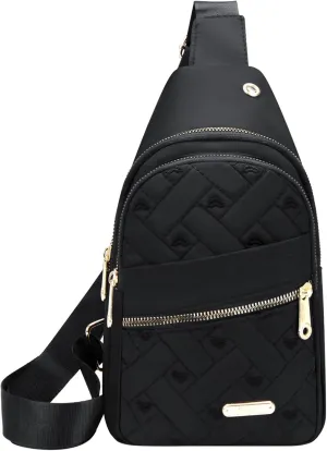 Women's Waterproof Crossbody Purses Stadium Approved with Front Pocket for Concerts Mens Everyday Bag