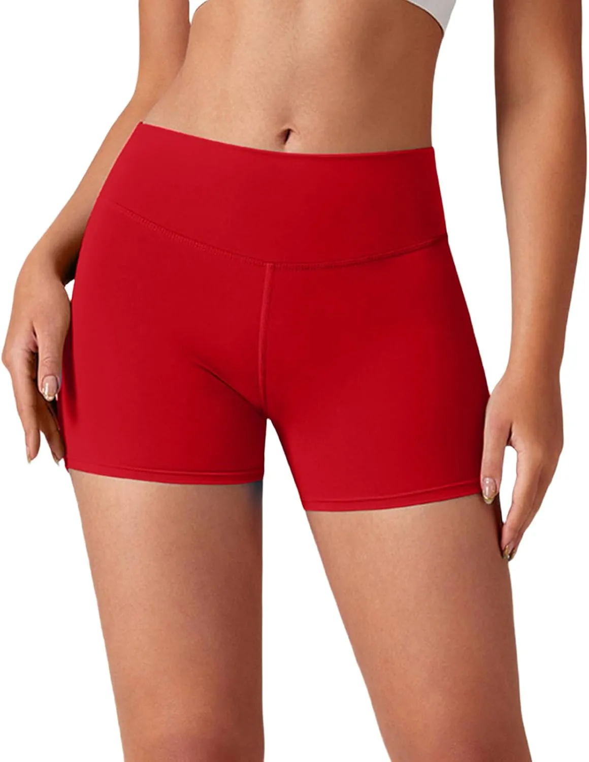 Workout Shorts Women 2025 Fashion Scrunch Butt Workout Cargo Shorts Sexy Butt Lifting High Waisted Yoga Short Pants