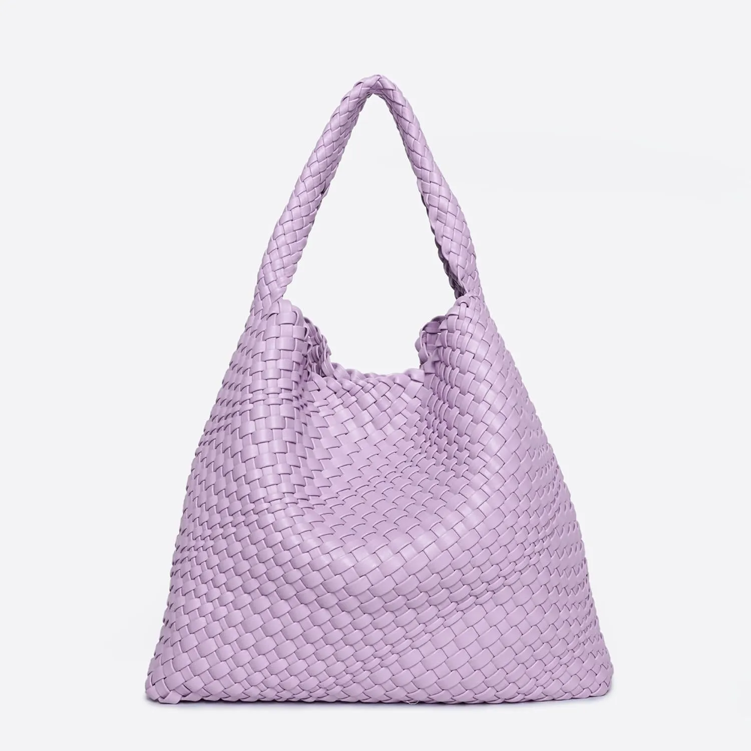 Woven Bag Purses and Handbags for Women, PU Leather Shoulder Bags Top-Handle Bags With Purses