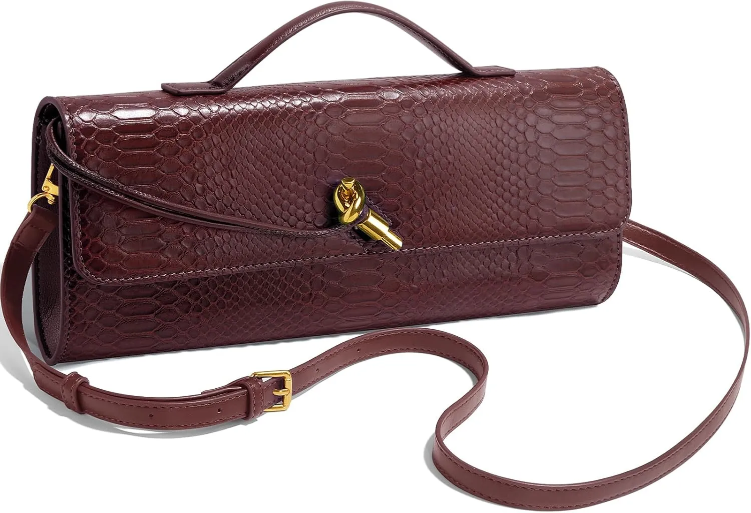 Woven Clutch Purses for Women, Formal Satchel Leather Evening Bag Shoulder Handbag