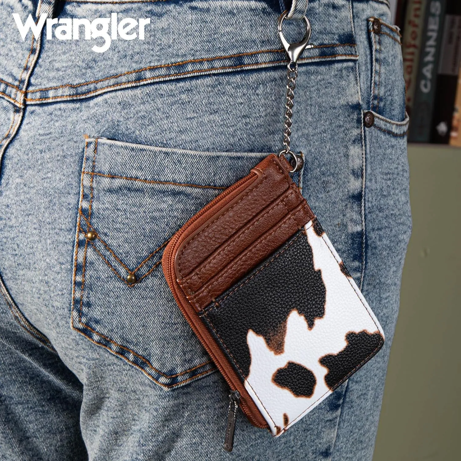 Wrangler Purse Medium Tote Bags for Women with Card Holder Wallet Satchel Top-handle Handbags
