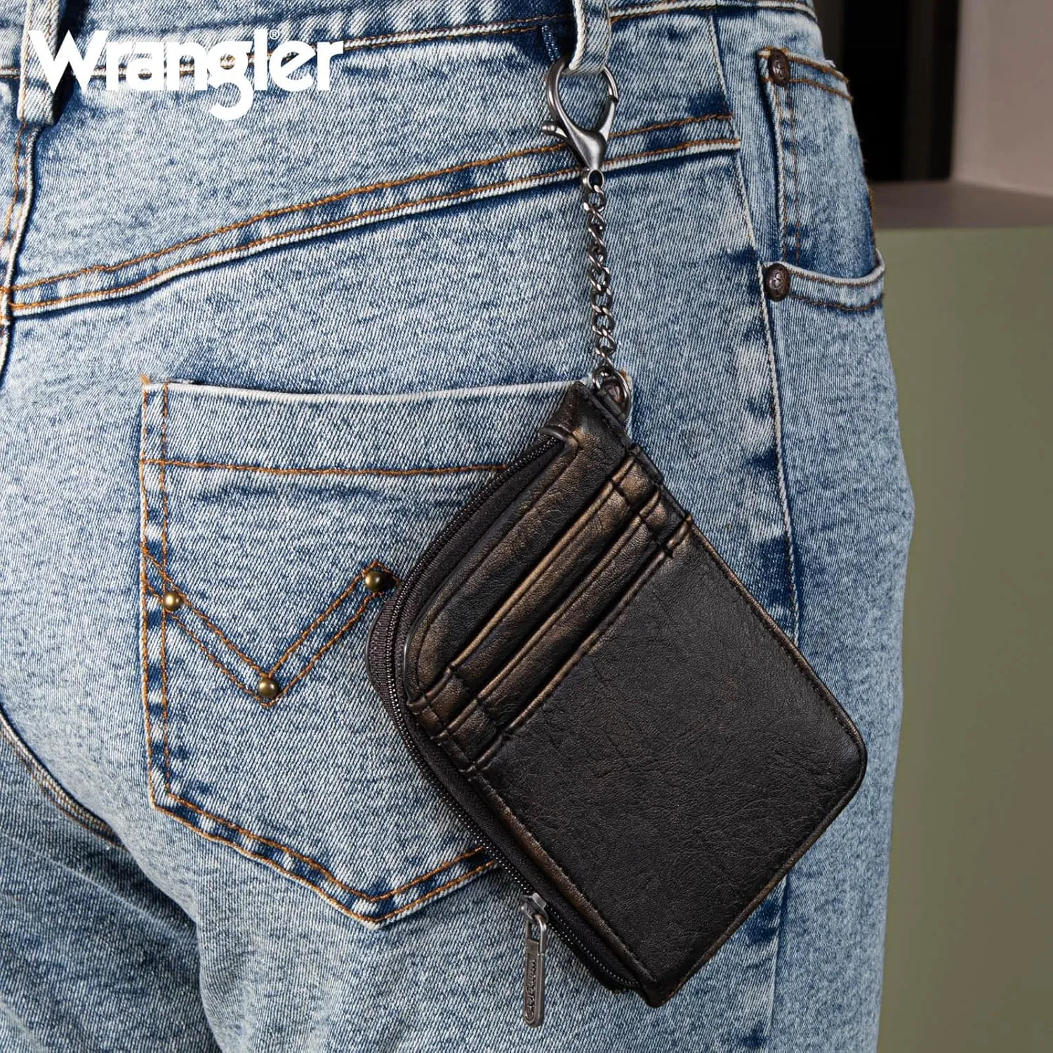 Wrangler Purse Medium Tote Bags for Women with Card Holder Wallet Satchel Top-handle Handbags
