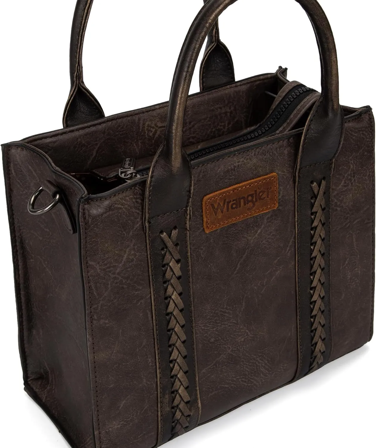 Wrangler Purse Medium Tote Bags for Women with Card Holder Wallet Satchel Top-handle Handbags