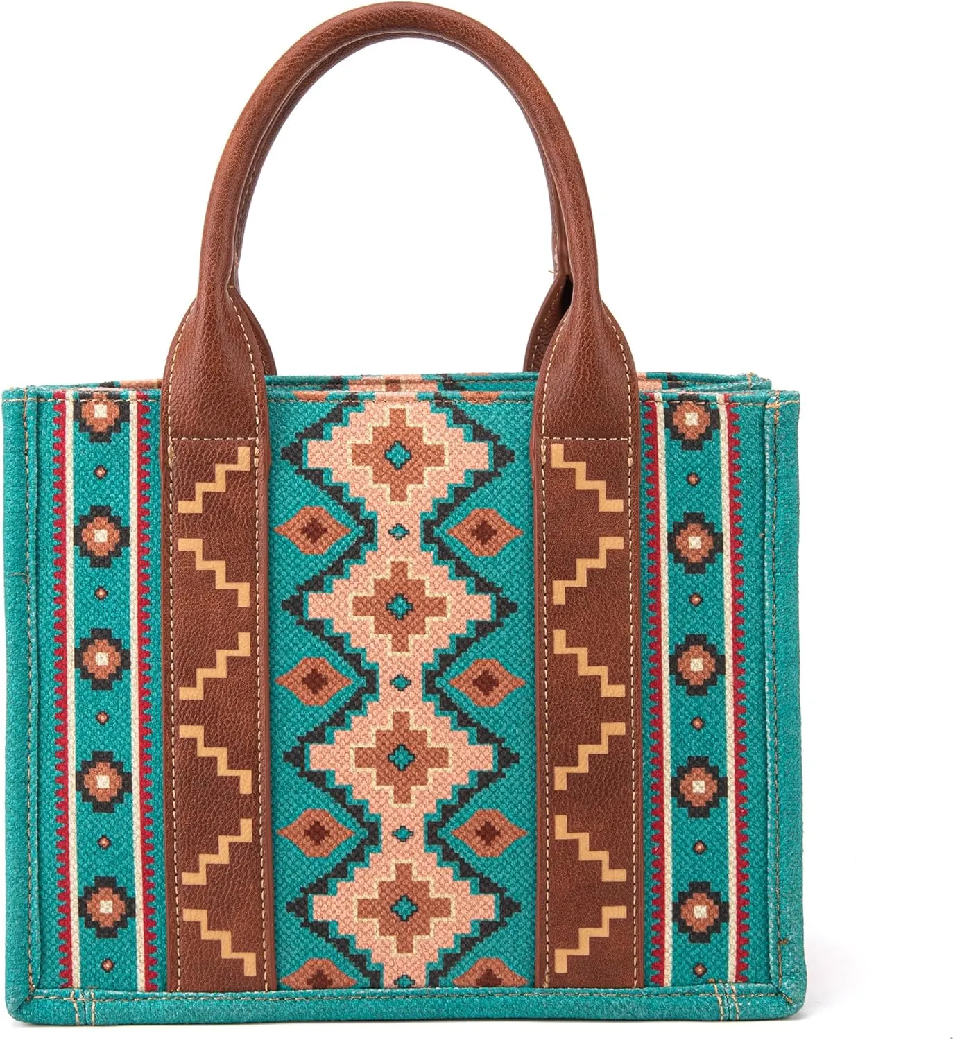 Wrangler Tote Bag for Women Western Purse and Aztec Satchel Handbag