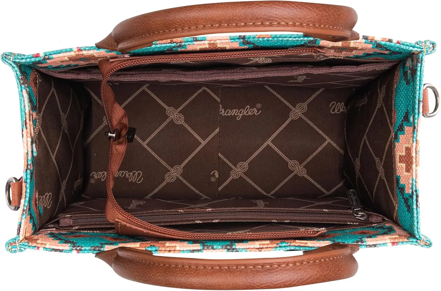 Wrangler Tote Bag for Women Western Purse and Aztec Satchel Handbag
