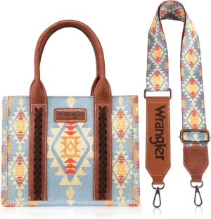 Wrangler Tote Bag for Women Western Purse and Aztec Satchel Handbag