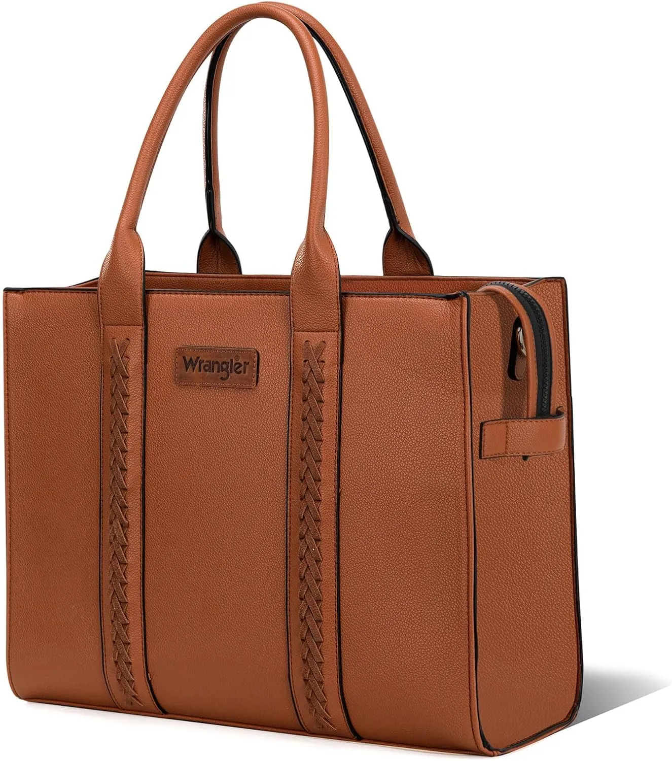 Wrangler Women's Crossbody Satchel Purse with Adjustable Strap