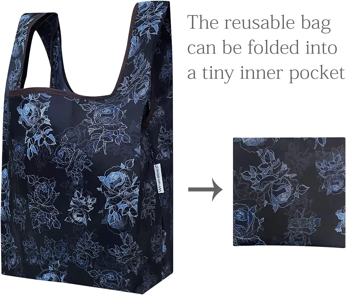 Wrapables JoliBag Collection Reusable Shopping Bag (Set of 2)