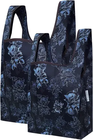 Wrapables JoliBag Collection Reusable Shopping Bag (Set of 2)